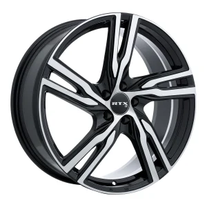 RTX Wheels – Gothenburg – Black – 20″x8″ 45mm – Summer Wheels – 082980